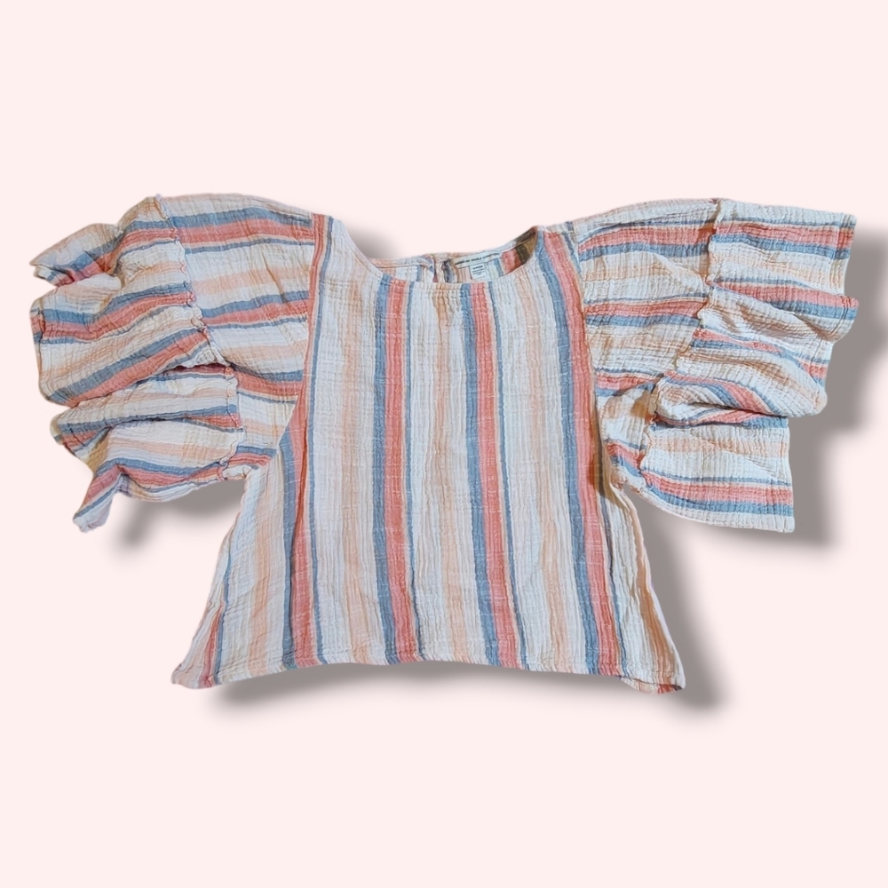 American Eagle Outfitters Multicolor Striped Blouse
